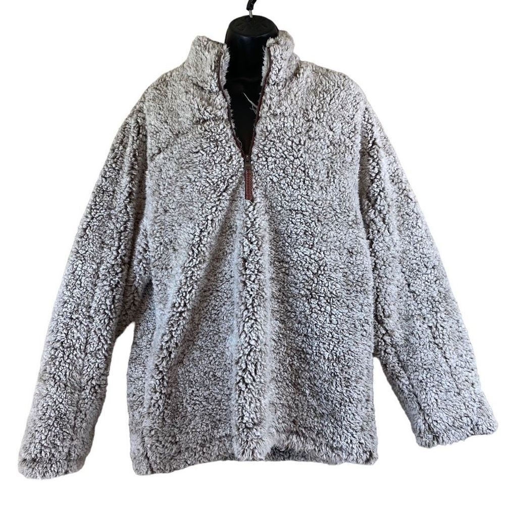 PAAZA Sherpa Frosty Tipped 1/4 Zip Pullover